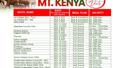 Mount kenya – Self Drive Deals 2025